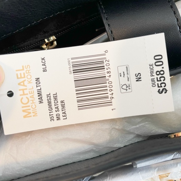 🔥NeW! Michael Kors Hamilton MD leather Satchel - Picture 9 of 10